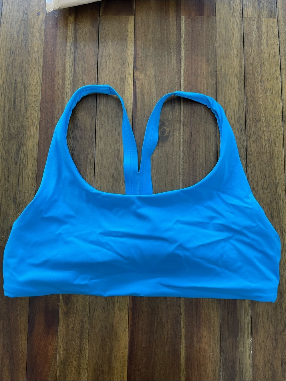 Athleta sky Blue Racerback Sports Bra - Women’s large